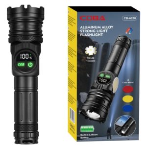 Тактичний ліхтар COBA CB-A280-TG+COB (white+red)