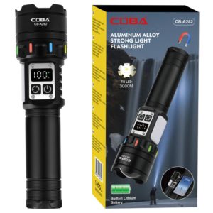Ліхтар тактичний ручний CB-A282-TG+COB, (White+Red) Power Bank, зарядка Type-C