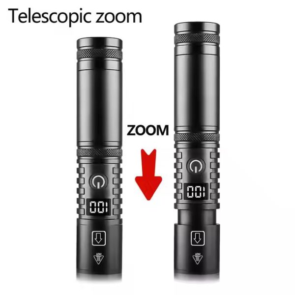 Ліхтар тактичний ручний S2304-PM10-TG, Power bank, ЗУ Type-C - Зображення 14
