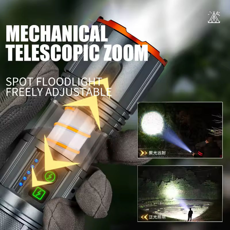 Тактичний ліхтар YEMAO YM-G520, 2500 LM - Зображення 4