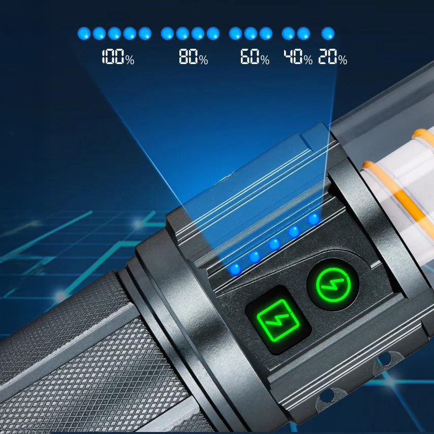 Тактичний ліхтар YEMAO YM-G520, 2500 LM - Зображення 12