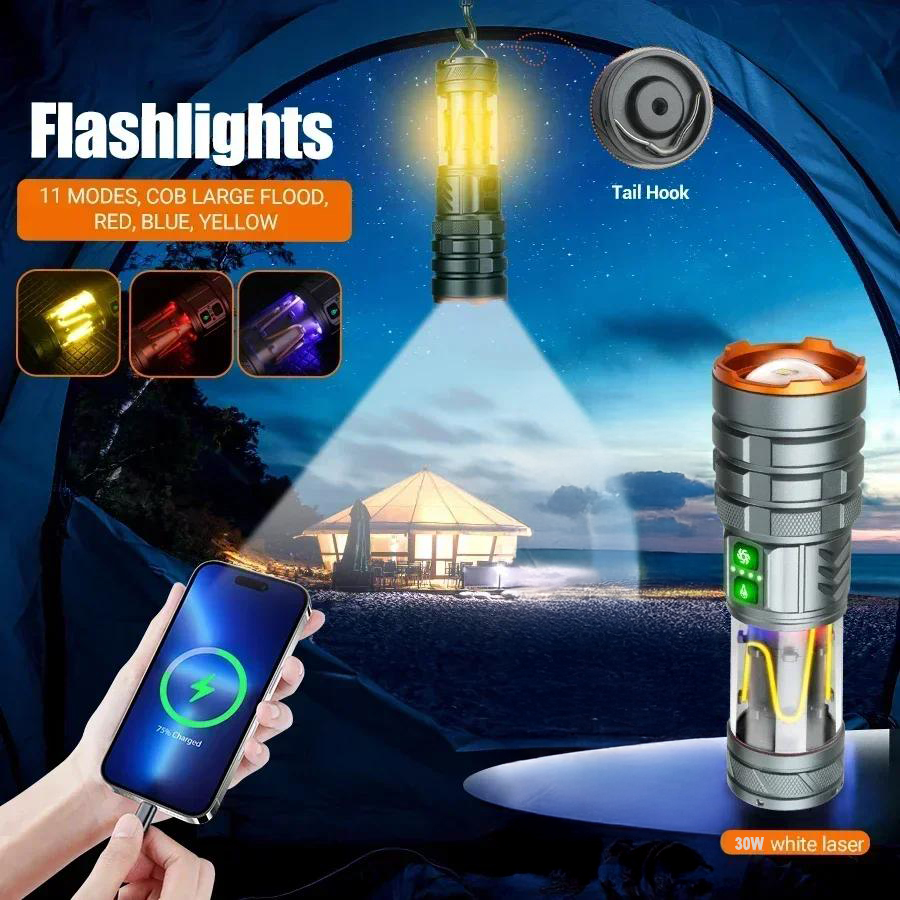 Тактичний ліхтар YEMAO YM-G580, 2500 LM - Зображення 13