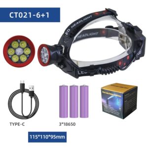 Налобний ліхтар Bailong CT021 6+1