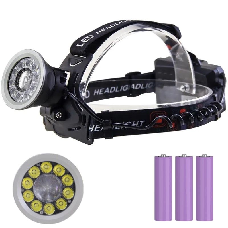 Налобний ліхтар Bailong CT021 10+1 - Зображення 2