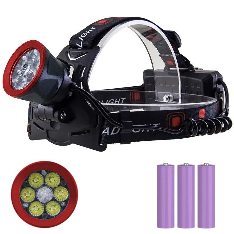 Налобний ліхтар Bailong CT021 6+1 - Зображення 2